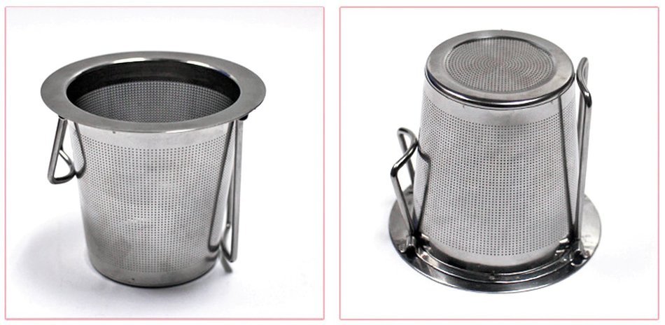 Aprince Stainless Steel Long Handle In-Mug Mesh Tea Infuser For Loose Tea Leaf N7