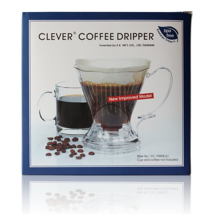 Clever Coffee Dripper by CoastLine | Plastic Coffee Dripper Large &ndash; 18 Ounces | Safe BPA Free Plastic | Reusable... N6
