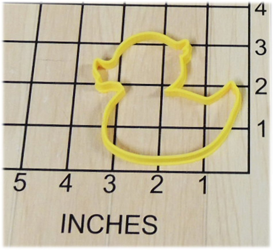 Kids Bath Rubber Duck Fondant Cookie Cutter and Stamp #1350 N2