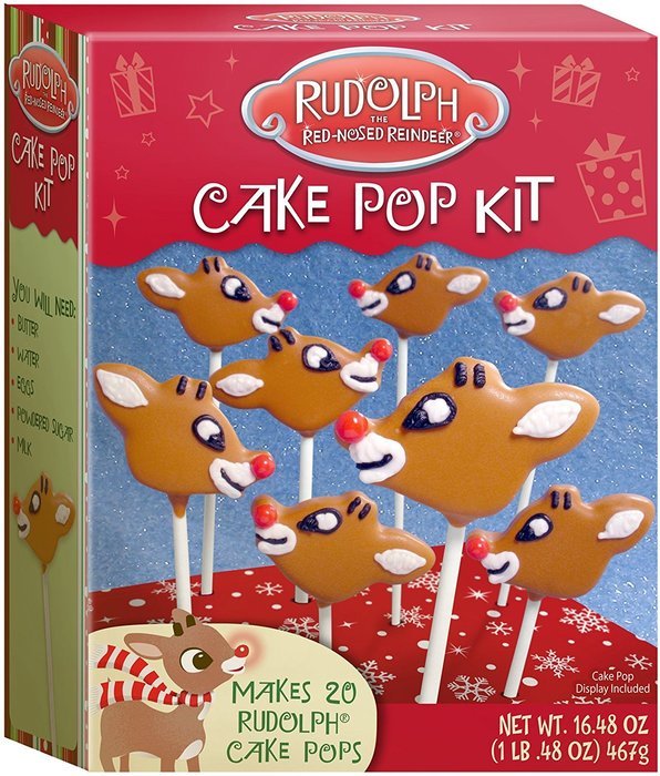 Brand Castle - Rudolph the Red-Nosed Reindeer Cake Pop Kit, Multi-colored