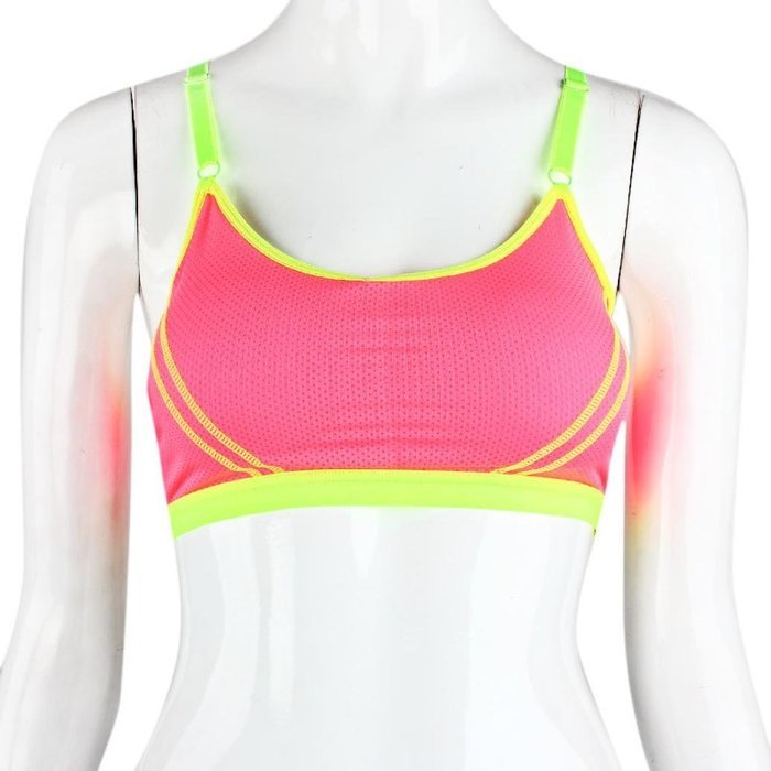 PHOTNO Women Lady Sports Yoga Athletic Solid Wrap Chest Strap Vest Tops Bra N33