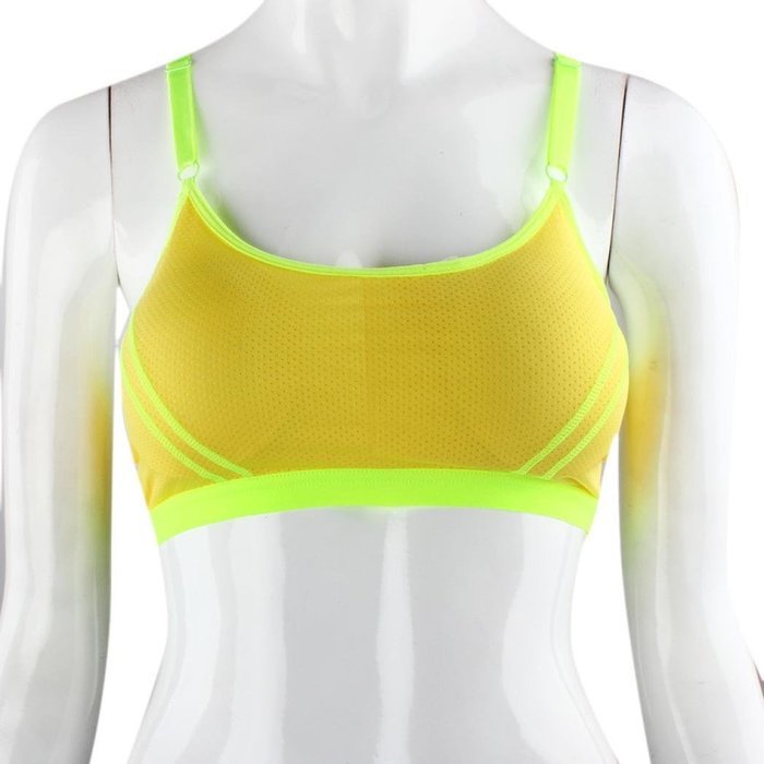 PHOTNO Women Lady Sports Yoga Athletic Solid Wrap Chest Strap Vest Tops Bra N35