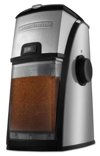 Black & Decker CBM220 Burr Mill Coffee Grinder, Stainless Steel