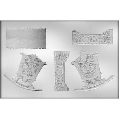 3-D Large Baby Crib Mold ~ Great to use for Chocolate, Soaps and more!