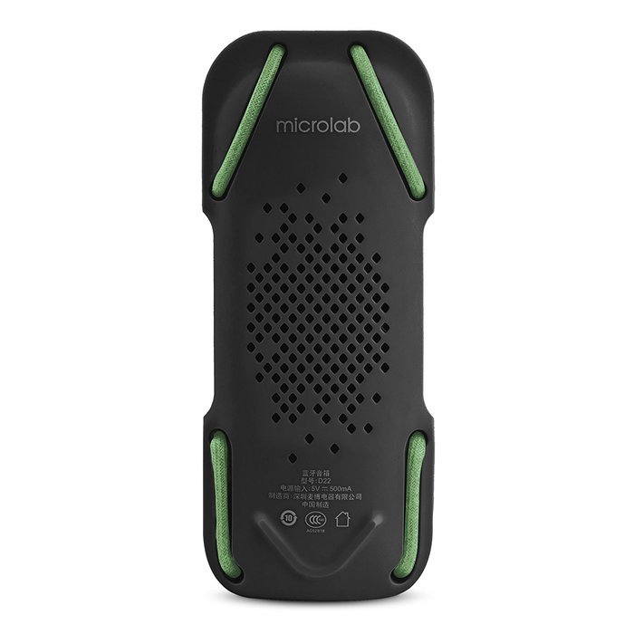 Maison Maxx Microlab Portable waterproof bluetooth TF card speaker stereo for outdoor sporting (D22, Black) N3