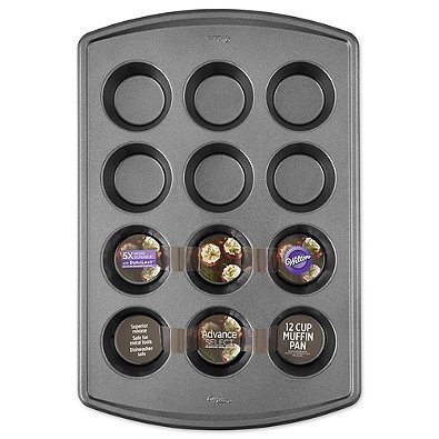 Wilton Advance Select Premium Nonstick 12-Cup Muffin Pan in Gunmetal N5