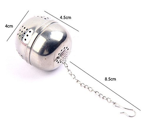 Stainless Steel Ball Shape Alkaline Water Mineral Cup Colander Holder (to make a pitcher of water) N2
