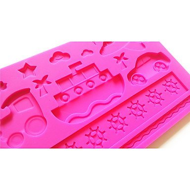Y&XL&H Transpotation Fondant Mold Cake Decoration Mold N2