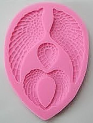 1Pcs Baking Molds Cake Decorating Supplies Angel Wings Multi Cavity Silicone Mold for Fondant Gum Paste & Chocolate...
