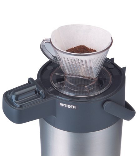 Tiger Coffee, Tea, Stainless Steel Vacuum Pump Jug (3 liters, 18/10 Steel) N3