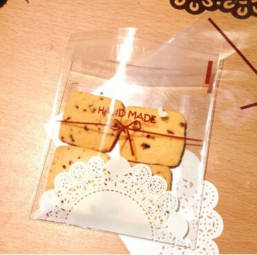 ONOR-Tech 100 PCS Lovely Cute Bowknot OPP Self Adhesive Cookie Bakery Candy Biscuit Roasting Treat Gift DIY Plastic... N27