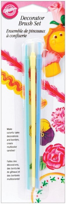Wilton Decorator Brushes, 3-Pack