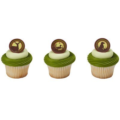 Hunting Cupcake Rings - 24 pc