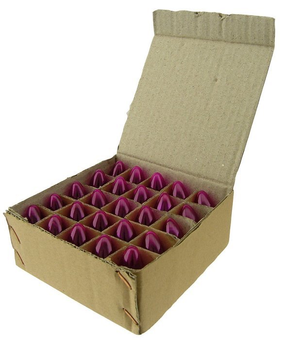7 Watt C7 Transparent Outdoor Patio Party Christmas Novelty Replacement Bulbs, 25 Pack (Red) N15
