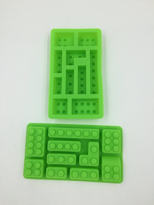 10pc Candy Molds For Lego Lovers, Chocolate Molds, Ice Cube Molds, Silicone Baking Molds, PREMIUM Silicone Molds... N4