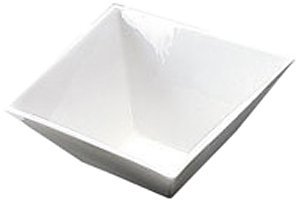 American Metalcraft SQB55 4-7/8-Inch Square Porcelain Bowl, 13-Ounce N2
