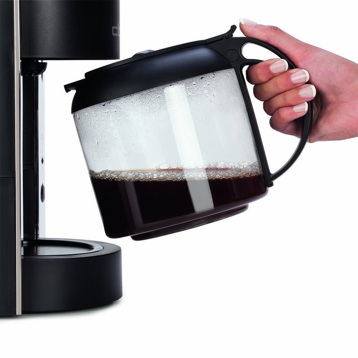 Cloer 5218NA 12-Cup Bitterness Eliminating Coffee Maker, Stainless Steel/Black N5