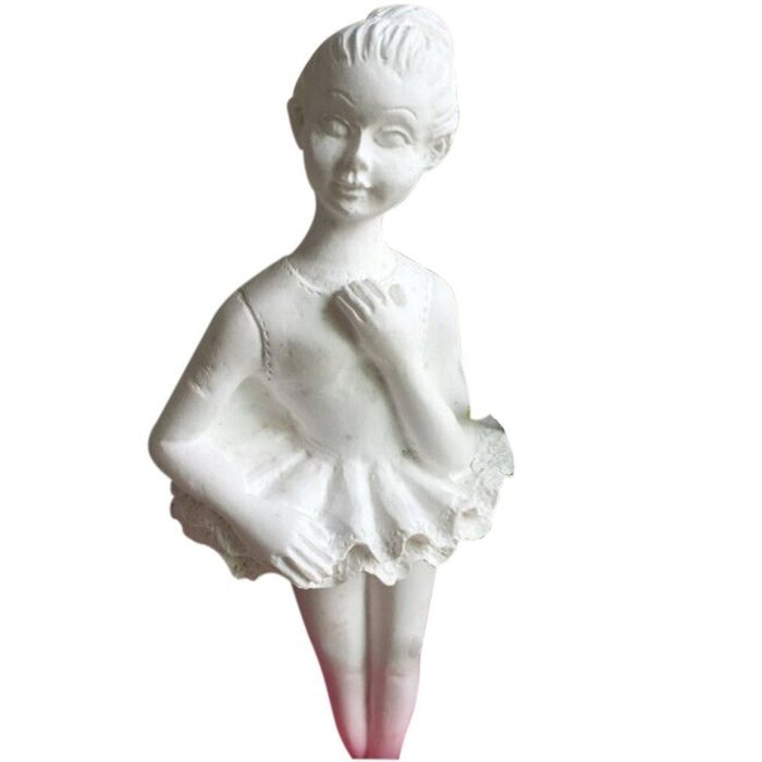 FLY Ballet Girl Shape Silicone Fondant Cake Mold For Cake Decorating Baking Mould,Pink N4