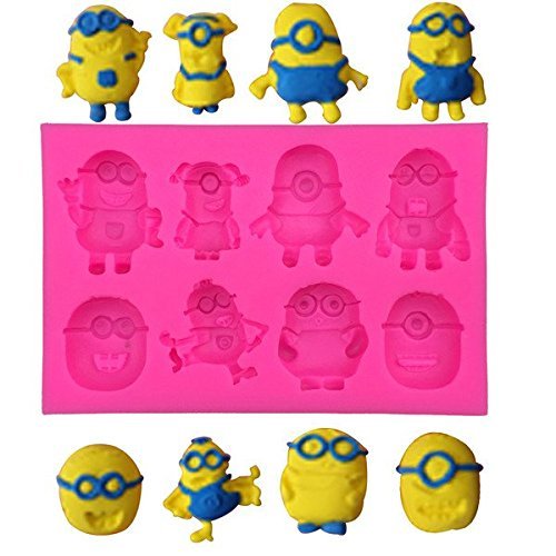 HT BAKEWARE | 8 Minions Design Silicone Mold
