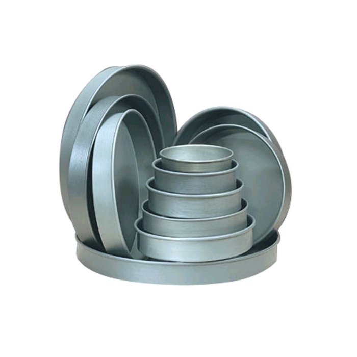 8000 Series Standard Weight Aluminum Straight Sided Pizza Pan