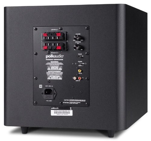 Polk Audio 100 Watt Black 10" Powered Subwoofer, with State-Of-the-Art Klippel Distortion Analyzer and Patented... N4