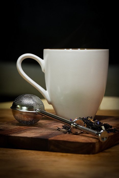 The Friendly Swede Stainless Steel Long Push-Open Handle Tea Infuser, Set of 4 N6