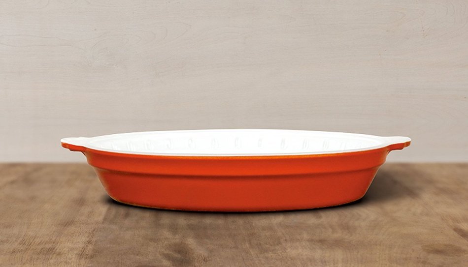 Creo SmartGlass Pie Pan, 9-Inch, Shanghai Red N10