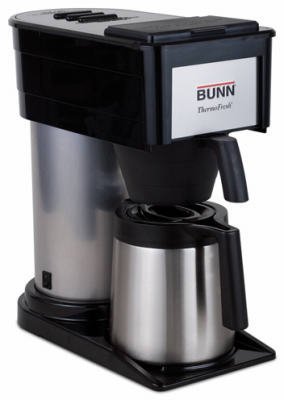BUNN BT Velocity Brew 10-Cup Thermal Carafe Home Coffee Brewer, Black N2
