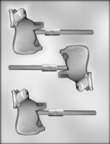 CK Products 3-Inch Moo Cow Sucker Chocolate Mold