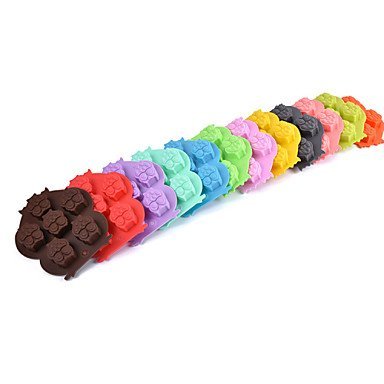 Y&XL&H Owl Shaped Silicone Baking Cups Muffins Cake Cup Cake Mold (Random Color) N2