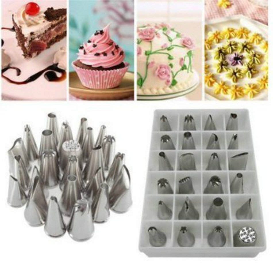 Prettysell&reg; Diversity Pastry Icing Piping Bag Nozzle Tips Fondant Chocolate Cake Sugar Craft Tool Decorating Pen... N7