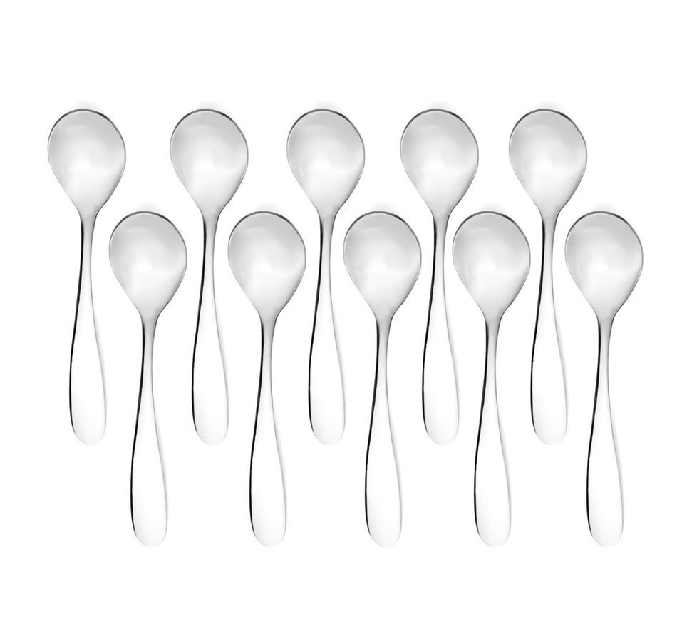 Bekith Demitasse Espresso Mini Stainless Steel Bistro Spoons, Set of 12 N3
