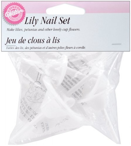 Wilton W9444 Lily Nail Set 8/Pkg - White