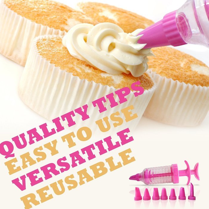 RevoLity Pastry Lcing Piping Bag Nozzle Tips Fondant Cake Sugar Craft Decorating Tool Set - Cake Decorating Pen... N15