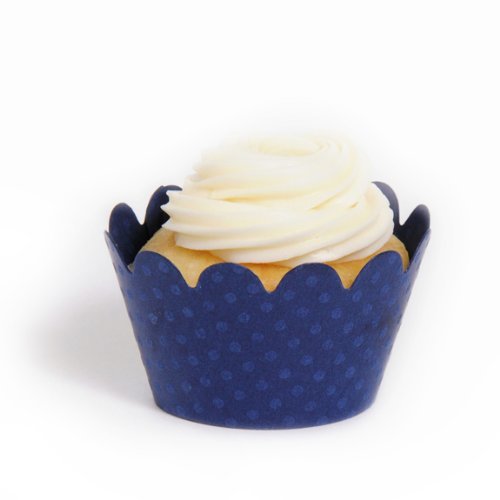 Dress My Cupcake Maya Mini Galaxy Navy Cupcake Wrappers, Set of 18 N13