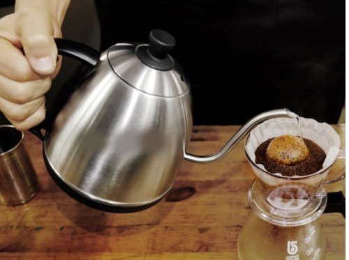 GT Electric Drip Pot Kettle Stainless Steel Hot Pot Coffee&Tea Maker 1L KS10A2 N5