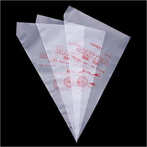 Crazydeal Hot 100Pcs Disposable Icing Piping Cake Pastry Tip Cupcake Decorating Bags Tool N2