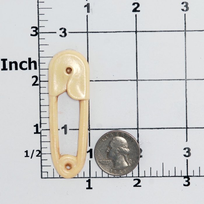 Baby Diaper Pin Silicone Mold use with Fondant, Candy, Food Safe, Polymer Clay, Resin Mold and Epoxy. Perfect... N7