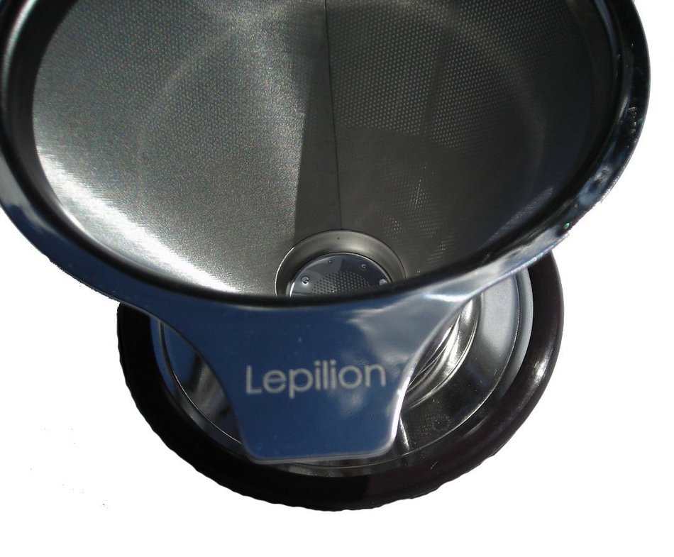 Lepilion Stainless Steel Reusable Coffee Filter and Brewer with Coffee Stand (2 cup) | Paperless Pour Over Coffee... N2