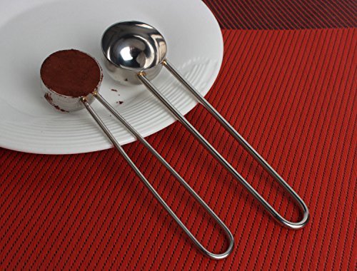 Lautechco Stainless Steel Measuring Spoon Coffee Spoon Teaspoon With Long Handled Bake Tool Kitchen Accessories... N2