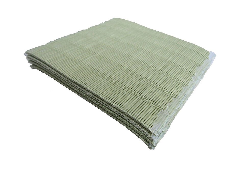 Mini Tatami Coasters 4 pieces (4" x 4") with high grade Japanese paper (tcw4f) N5