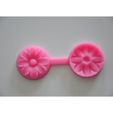 Y&XL&H Silicone Cupcake Mold 8 Petals Flower Embossing N2
