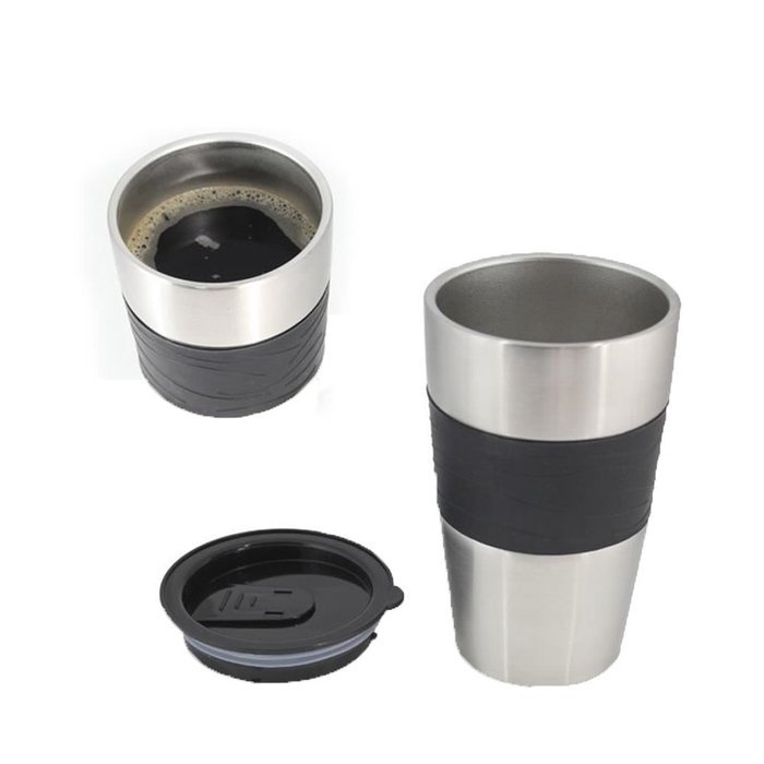 Bomman Coffee Maker Espresso Machine Drip Coffee + Tumbler 420ml (14oz) KA3240 N7