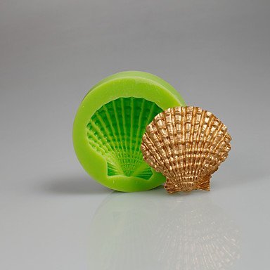Y&XL&H Summer Beach Sea Shells CupCake Decoration Silicone Mold Sugarcraft Tools Polymer Clay Chocolate Candy... N2