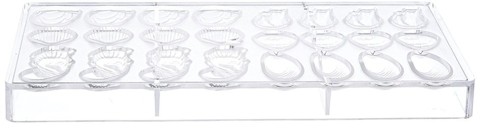 Fat Daddio's Ocean Fun Polycarbonate Candy Mold 24-Piece Tray