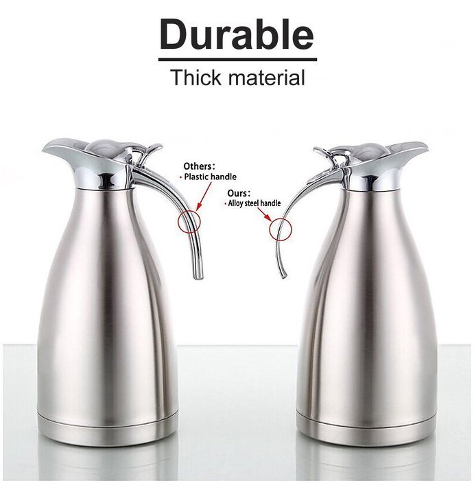 Zhongmei Thermal Carafe,Vacuum Insulated,304 Double Stainless Still N4