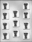 1 1/2 inch Over the Hill Tombstones Chocolate Candy Mold