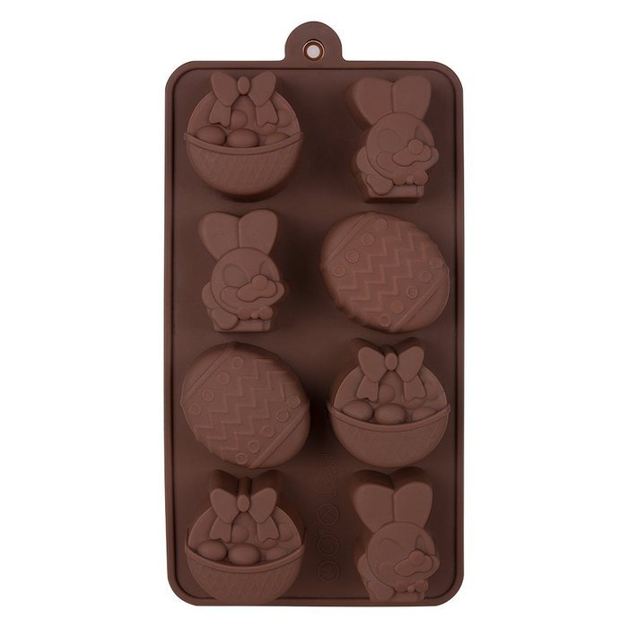 LAVAVIDA 6 Cavity Bear Paw Pan, Silicone Chocolate Jelly Candy Mold, Reusable & Non-stick Footprint Cookie Pan N8