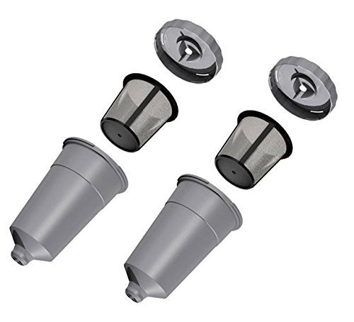 keurig brewer Reusable Coffee Filter + Cup (2 sets)