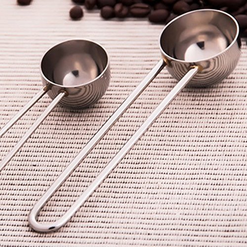 Lautechco Stainless Steel Measuring Spoon Coffee Spoon Teaspoon With Long Handled Bake Tool Kitchen Accessories... N3